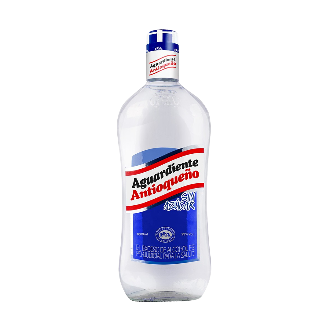 AGUARDIENTE ANTIOQUEÑO TA SIN AZUCAR 29% 12 X 1000ML