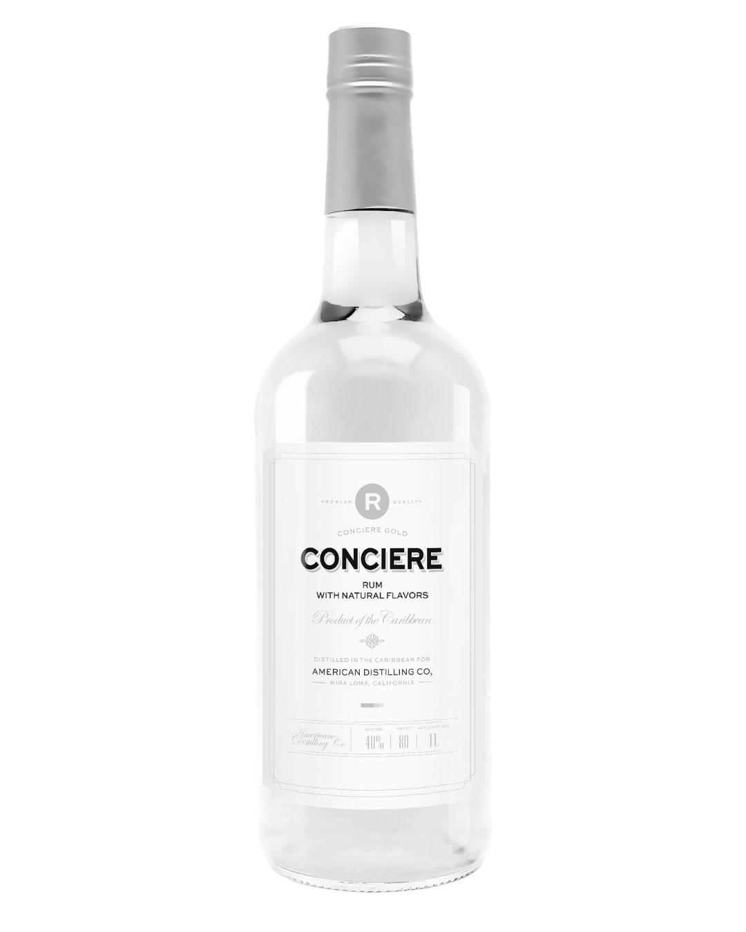 SILVER RUM CONCIERE 40% 1L