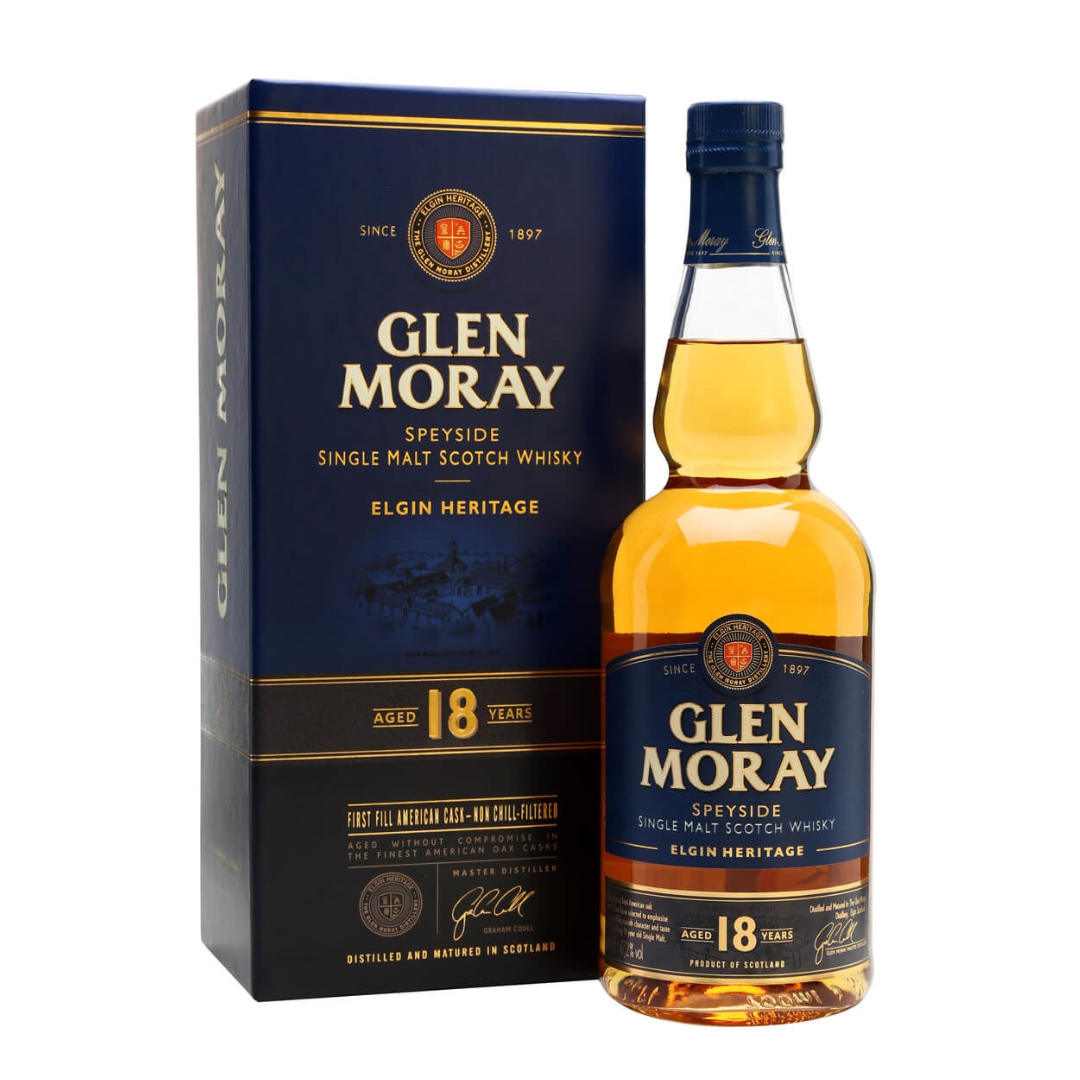 GLEN MORAY 18YO BOX 40% 6X700ML