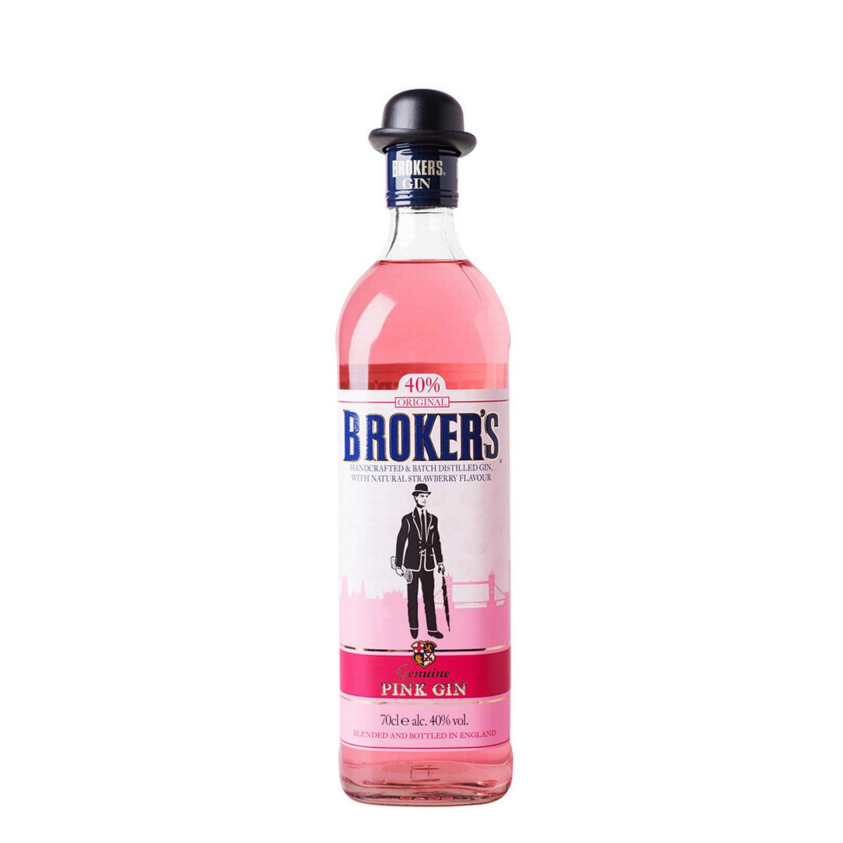 BROKER'S STRAWBERRY PINK GIN 40% 6X700ML