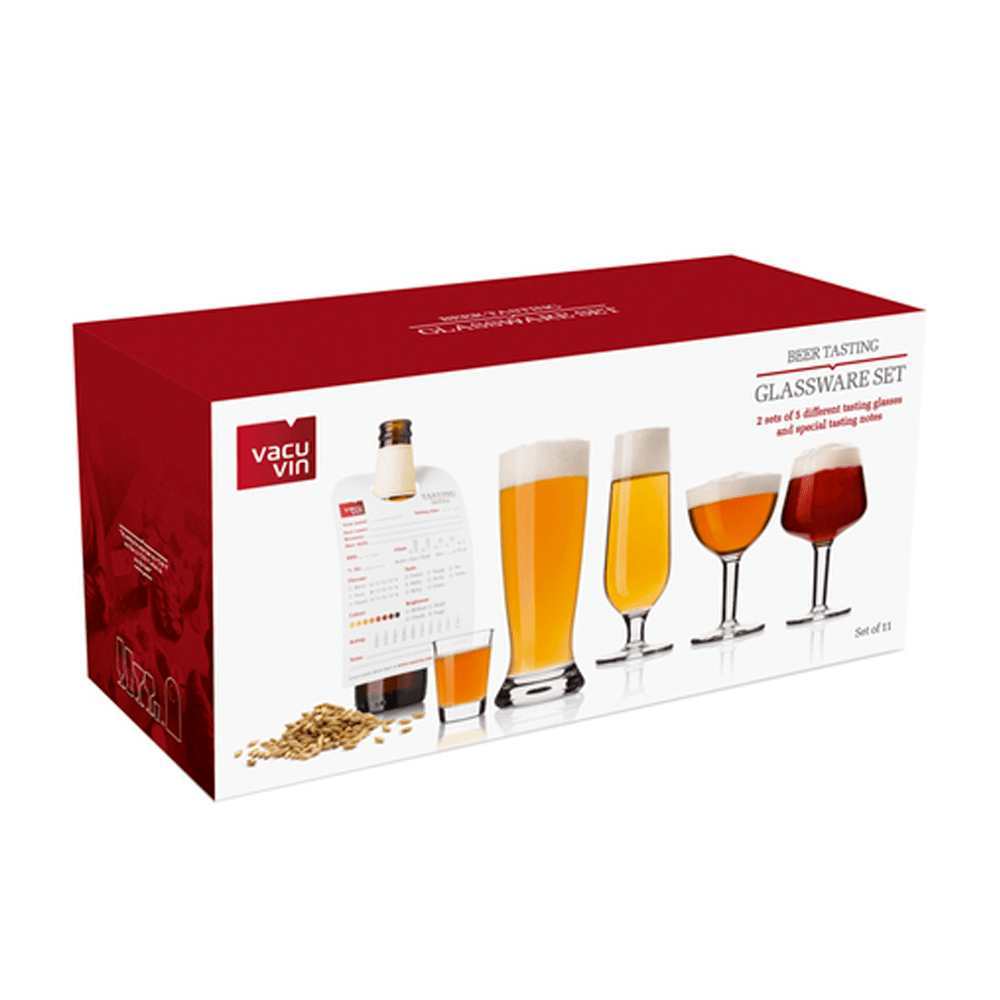 VACU VIN BEER TASTING GLASS WARE SET