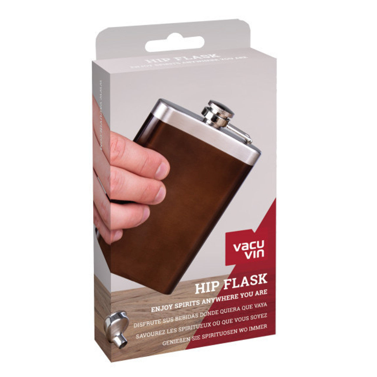 VACU VIN HIP FLASK & FUNNEL