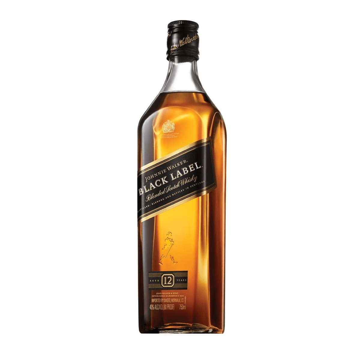 JOHNNIE WALKER BLACK 750ML