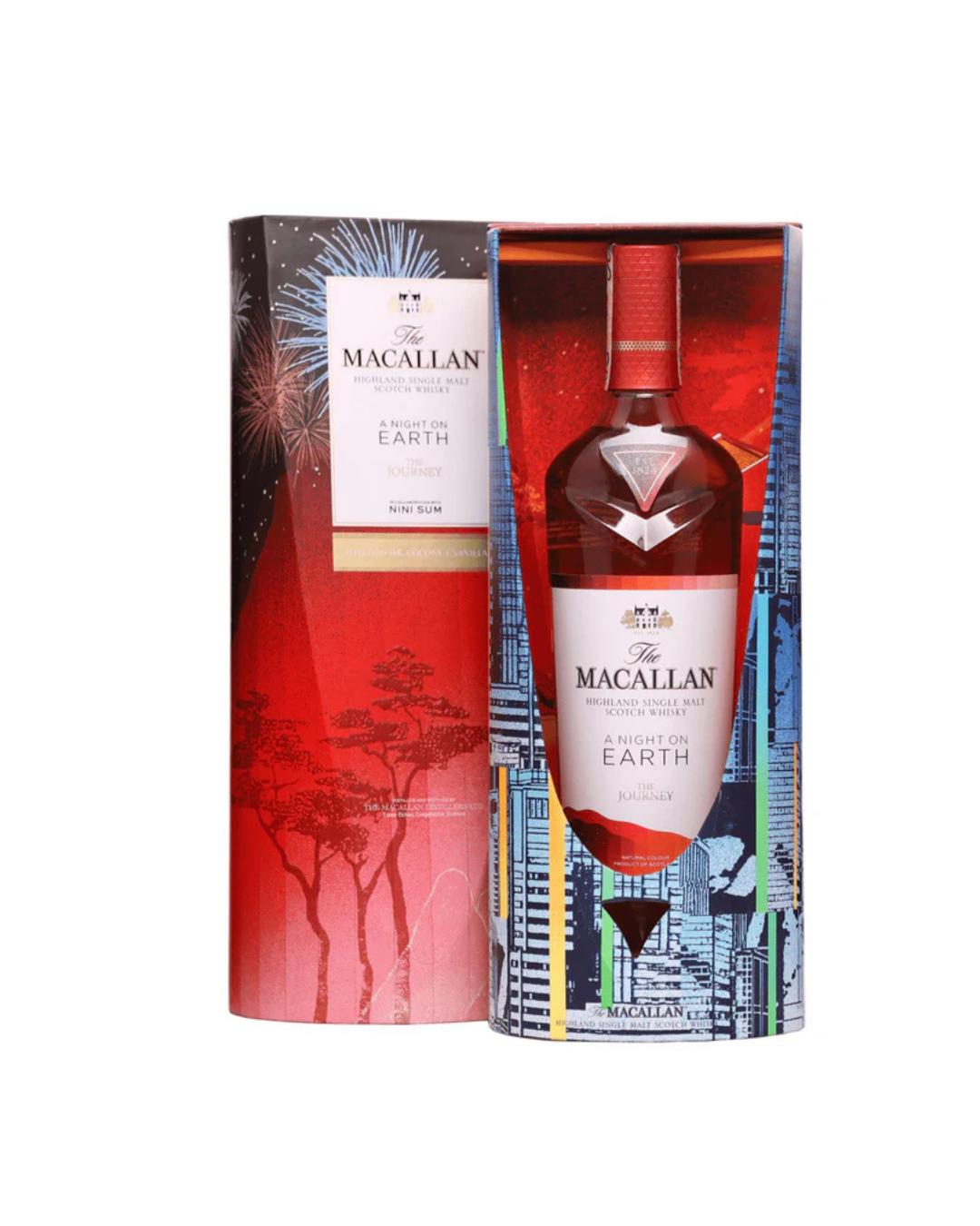 MACALLAN A NIGHT ON EARTH THE JOURNEY BOX 43% 6X700ML