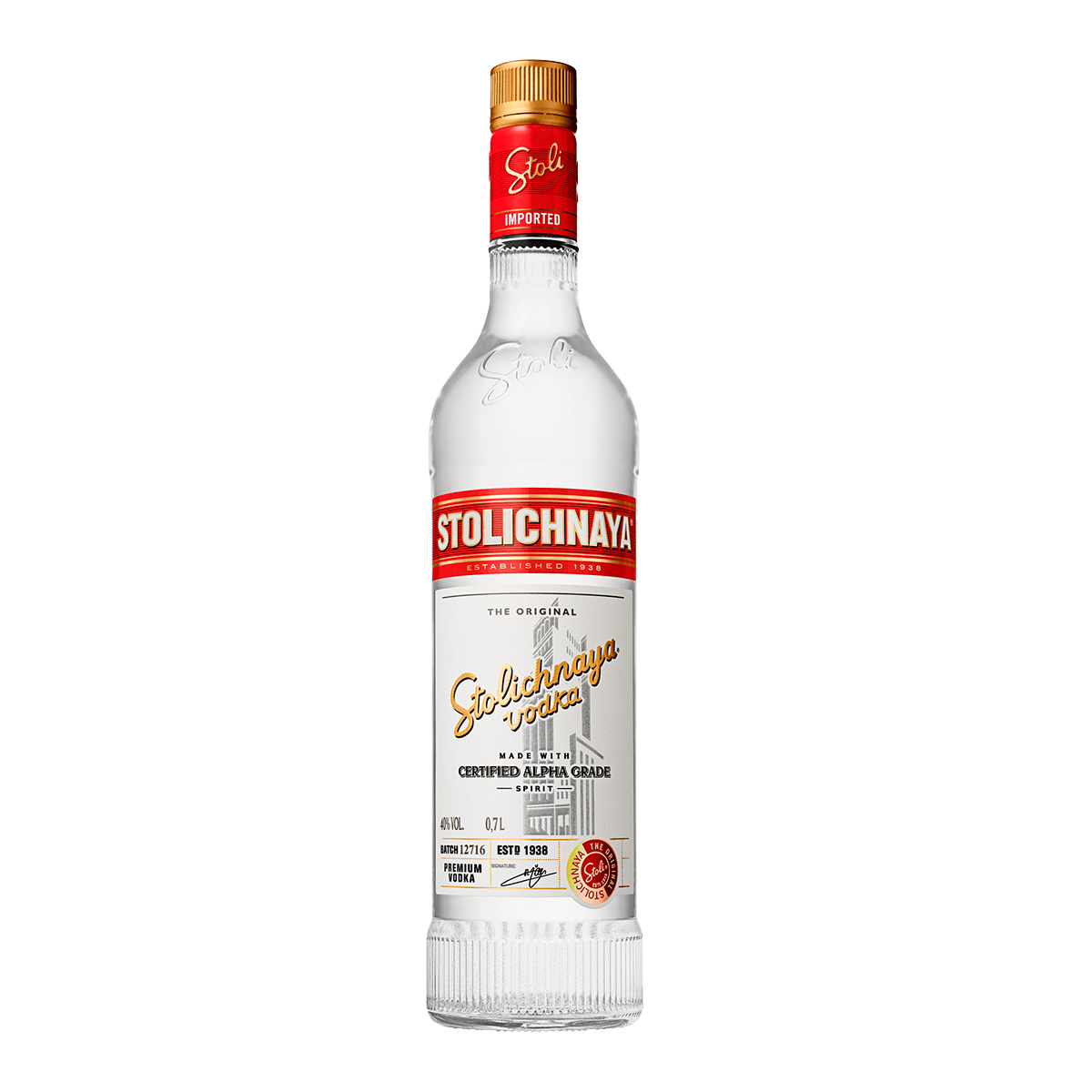 STOLICHNAYA VODKA 1L