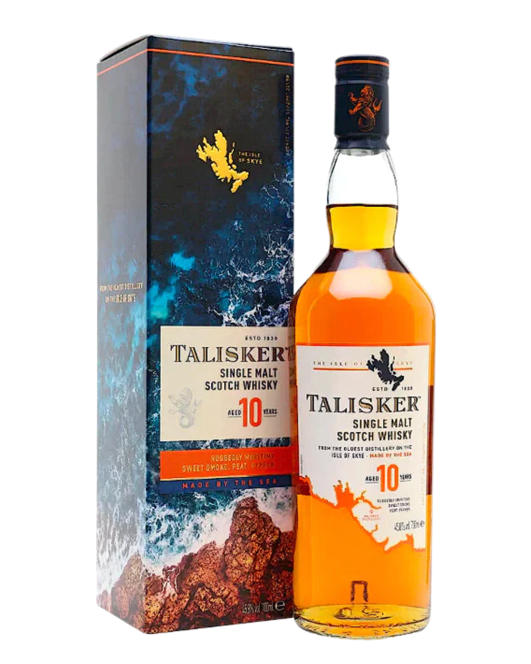 TALISKER SINGLE MALT 10 AÑOS 750ML