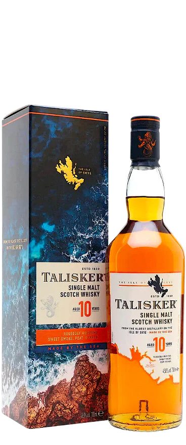 TALISKER SINGLE MALT 10 ANOS 750MLX6