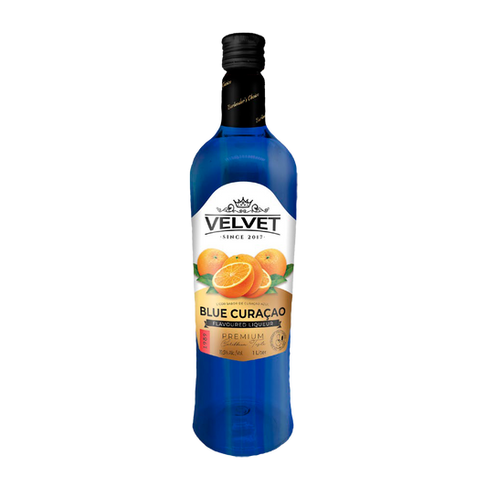 VELVET BLUE CURACAO PET 19.5% 12X1000ML