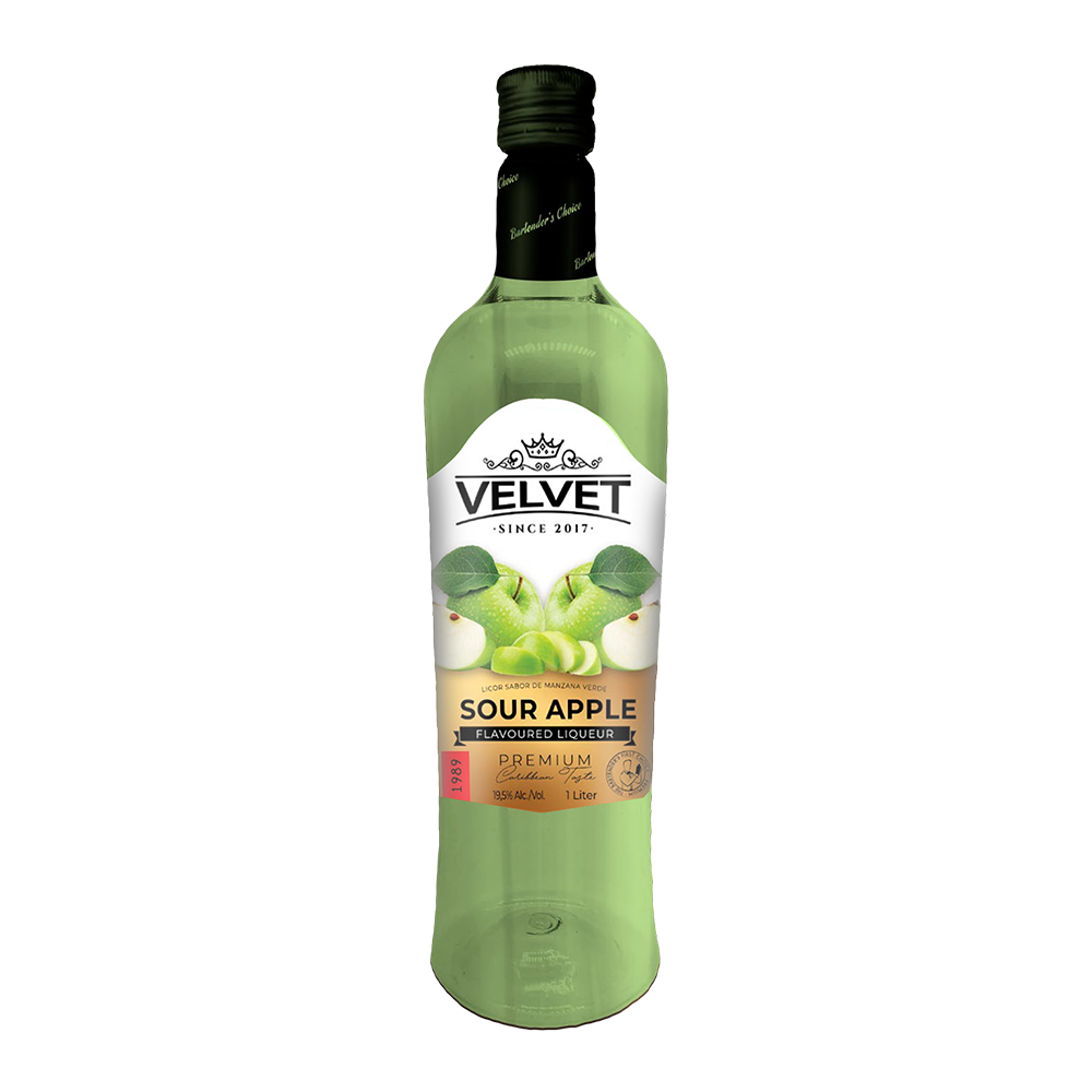 VELVET SOUR APPLE PET 19.5% 12X1000ML