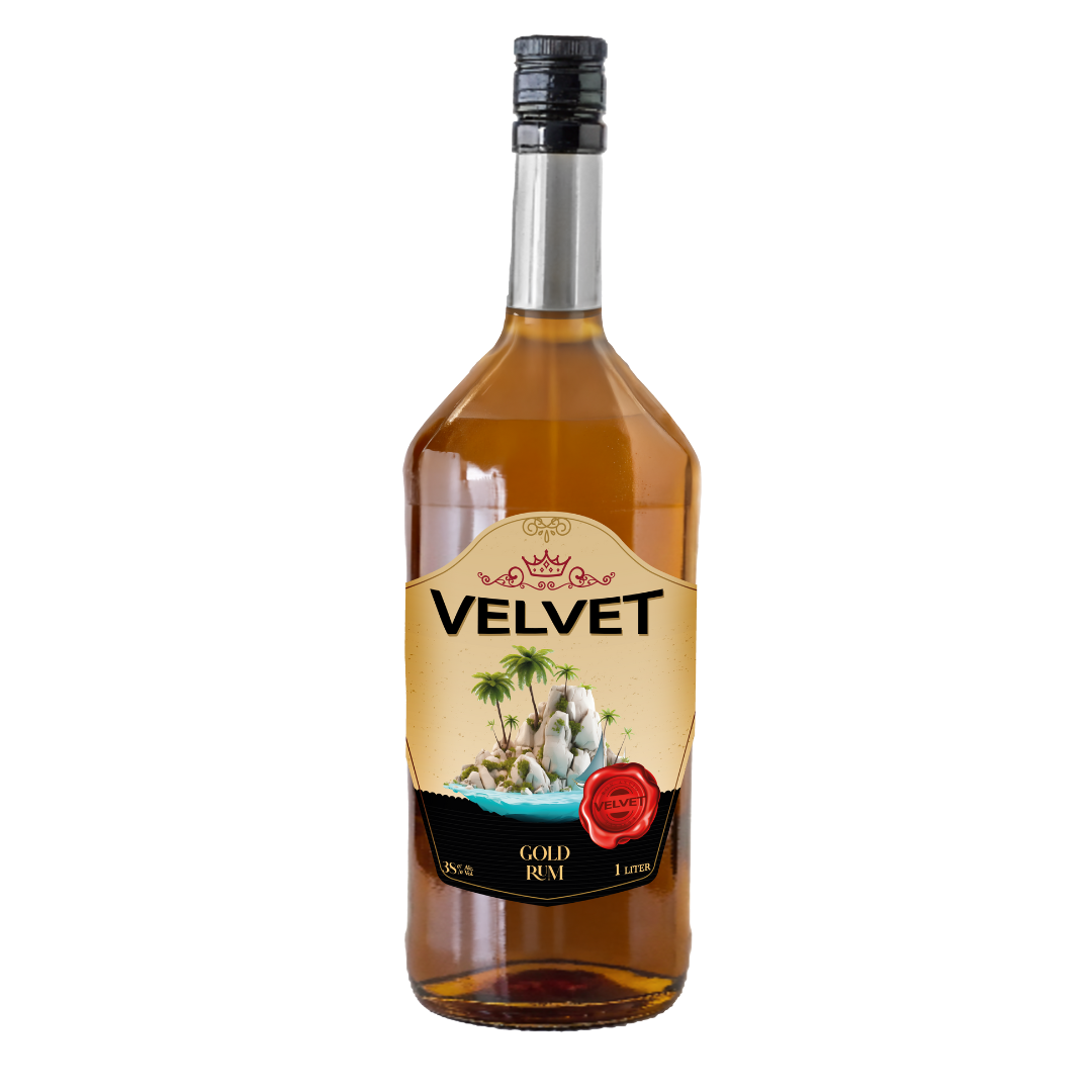 VELVET GOLD RUM 38% 12X1000ML