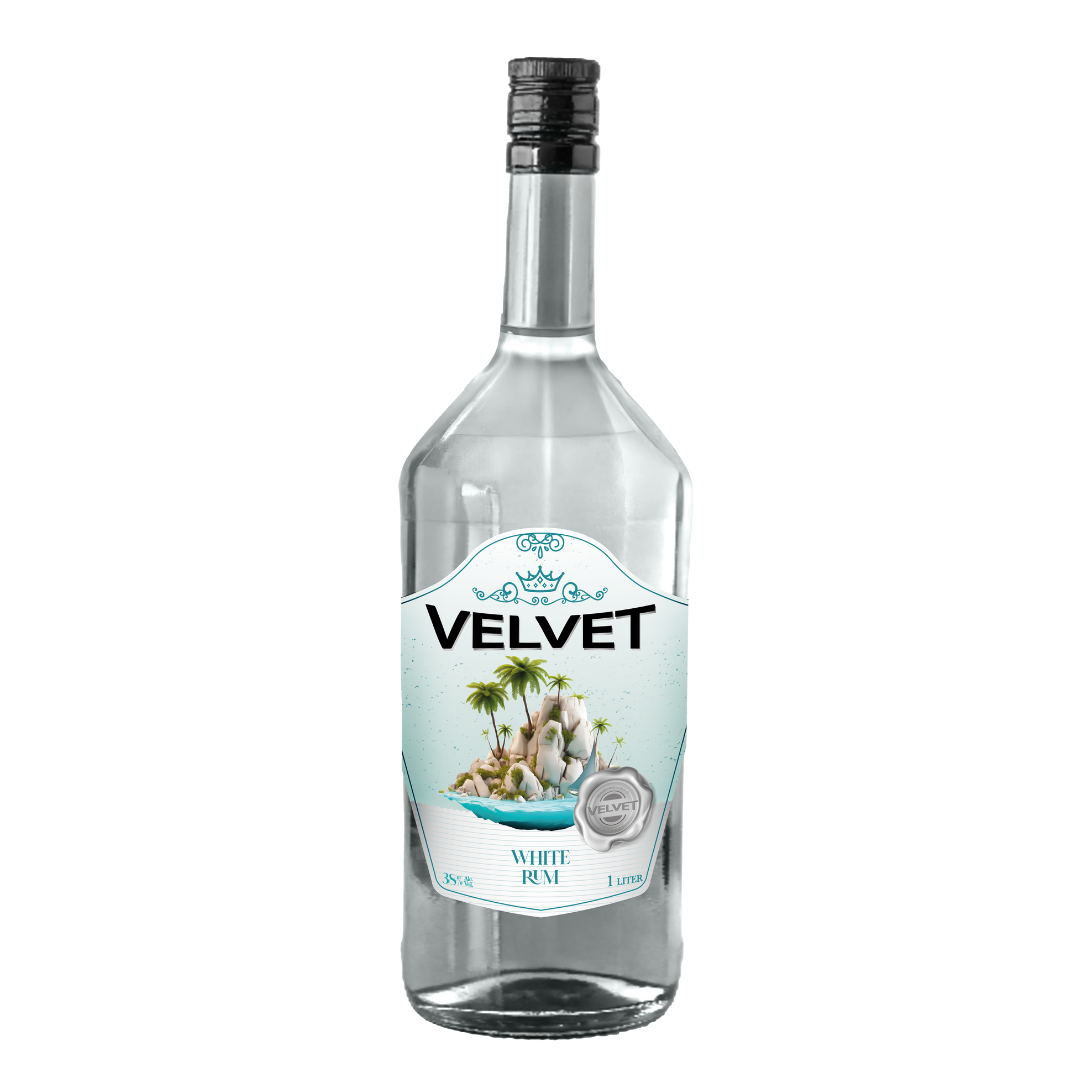 VELVET WHITE RUM 38% 12X1000ML