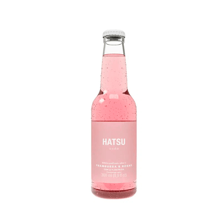 SODA HATSU FRAMBUESA & ROSAS BOT 6X300ML