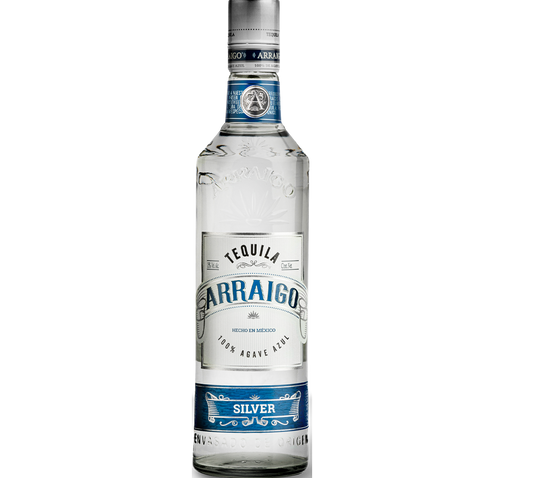 TEQUILA ARRAIGO SILVER 100% AGAVE 35% 12 X 700ML