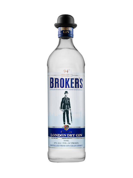 BROKER'S LONDON DRY GIN 47% 12X750ML