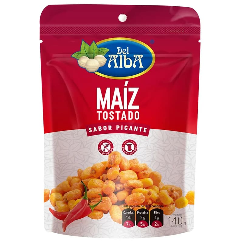 DEL ALBA MAIZ TOSTADO PICANTE