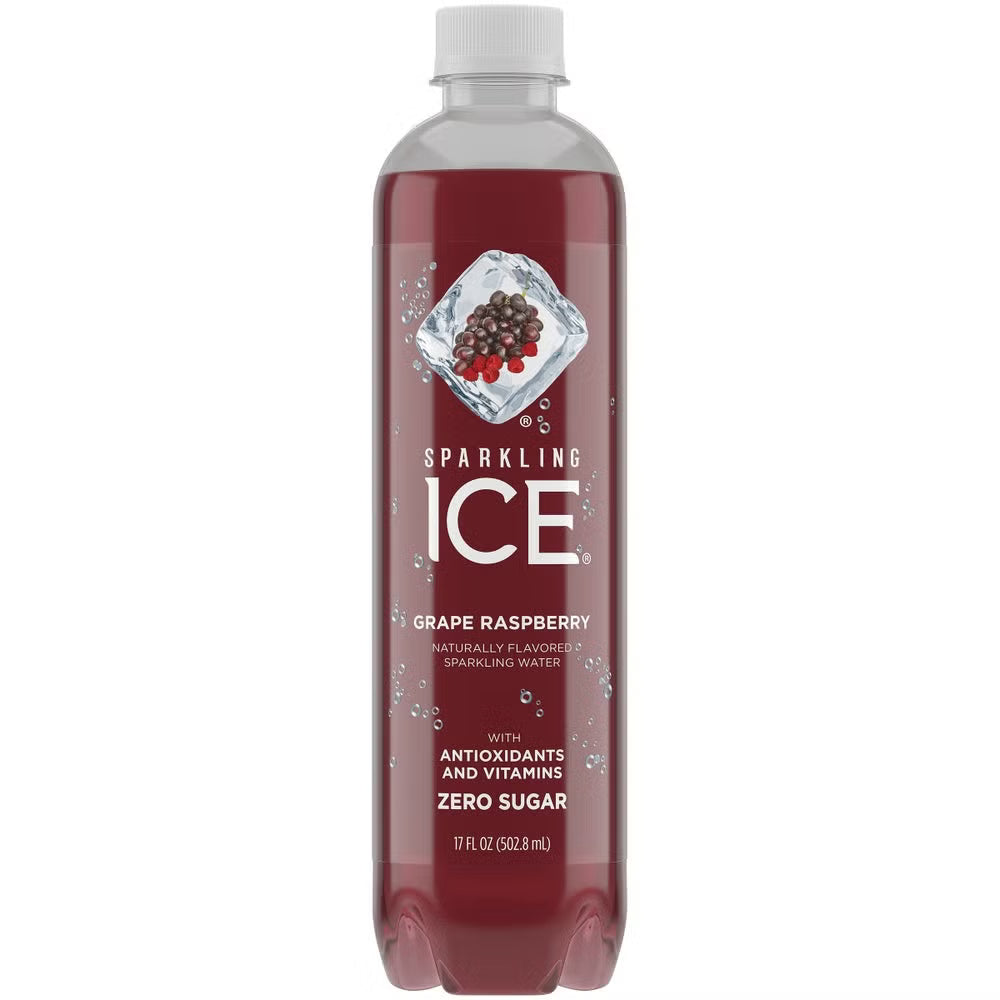 SPARKLING ICE GRAPE RASPBERRY PET 12X17OZ