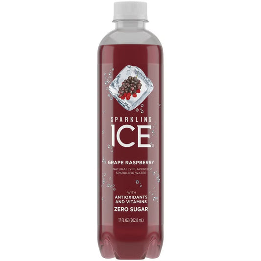 SPARKLING ICE GRAPE RASPBERRY PET 12X17OZ