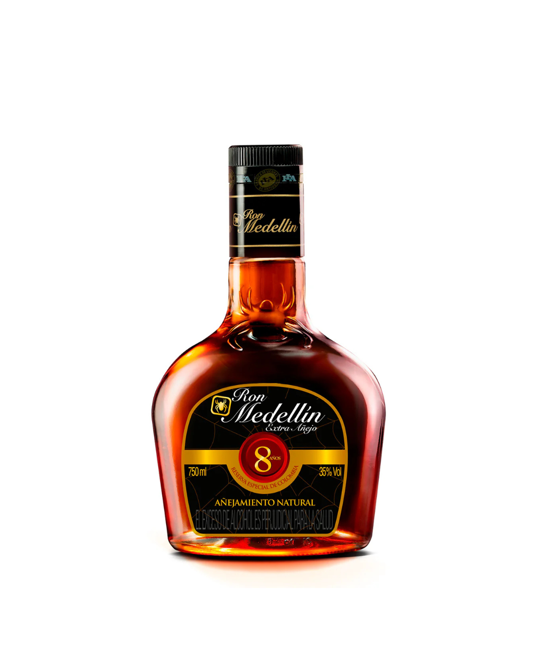 RON MEDELLIN EXTRA AÑEJO 8 AÑOS 35% 750ML