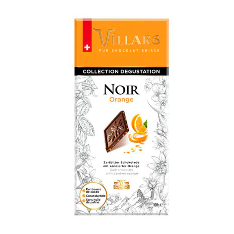 VILLARS CHOC. NEGRO C/CASC. NARANJA